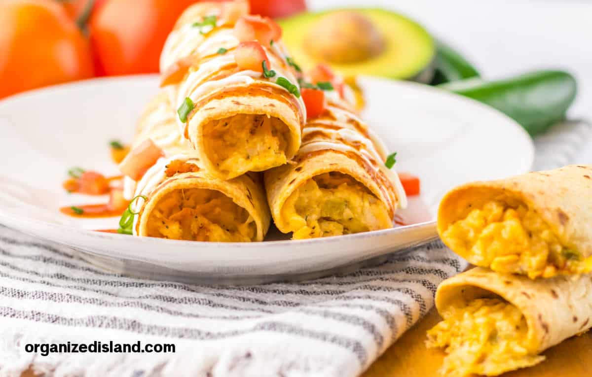 Chicken Cheese Taquitos Landscape