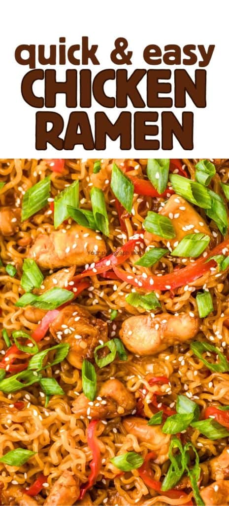 Easy Chicken Ramen (