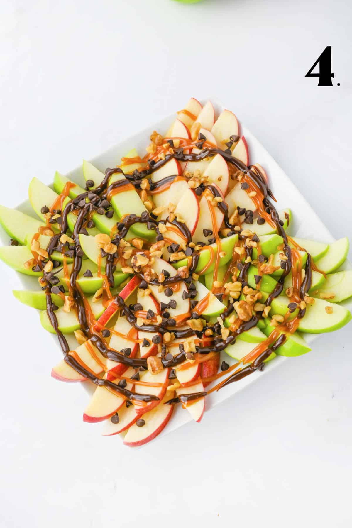 How to Make Caramel Apple Nachos Step 4