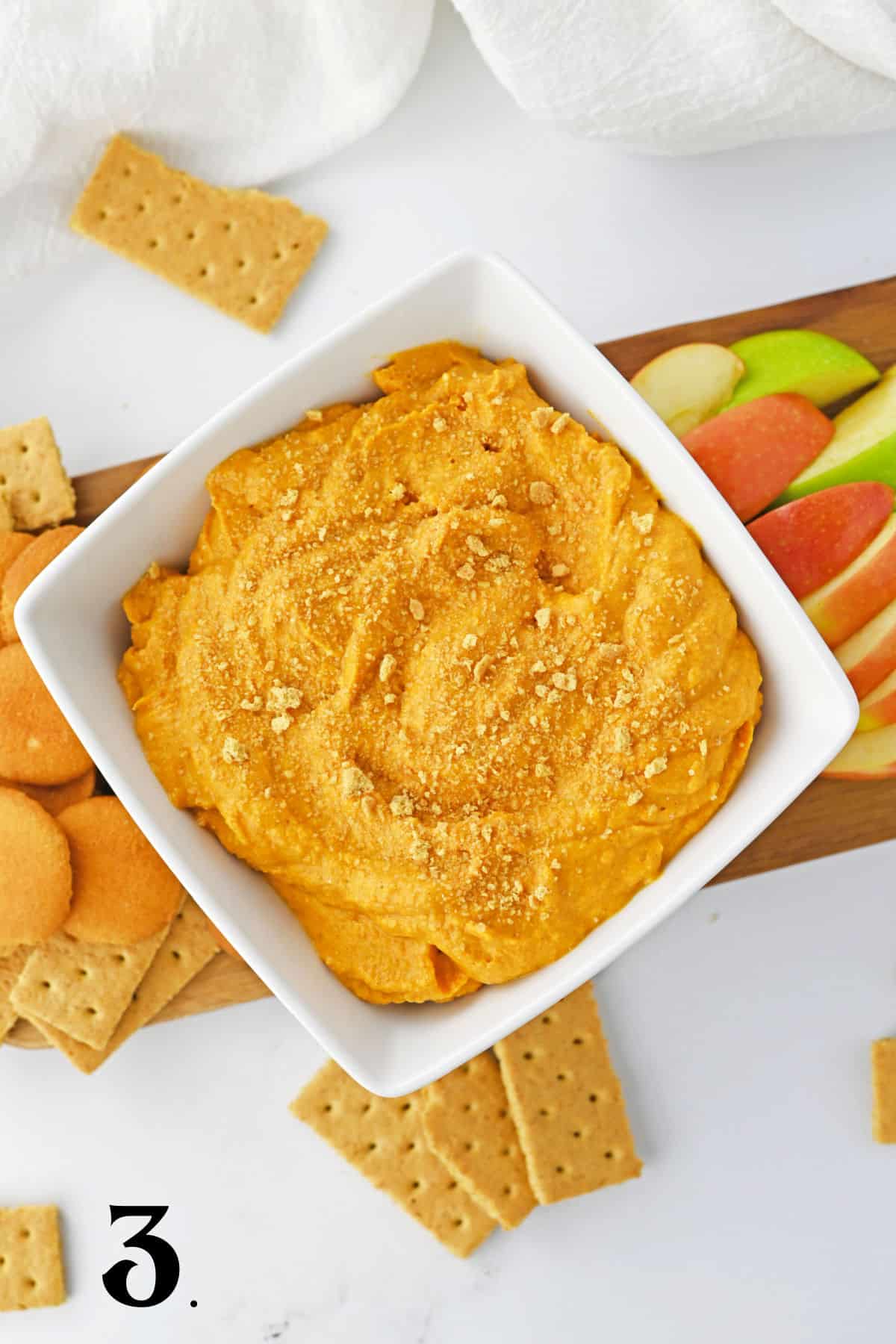 How to Make Pumpkin Cream Cheese Dip - step 3