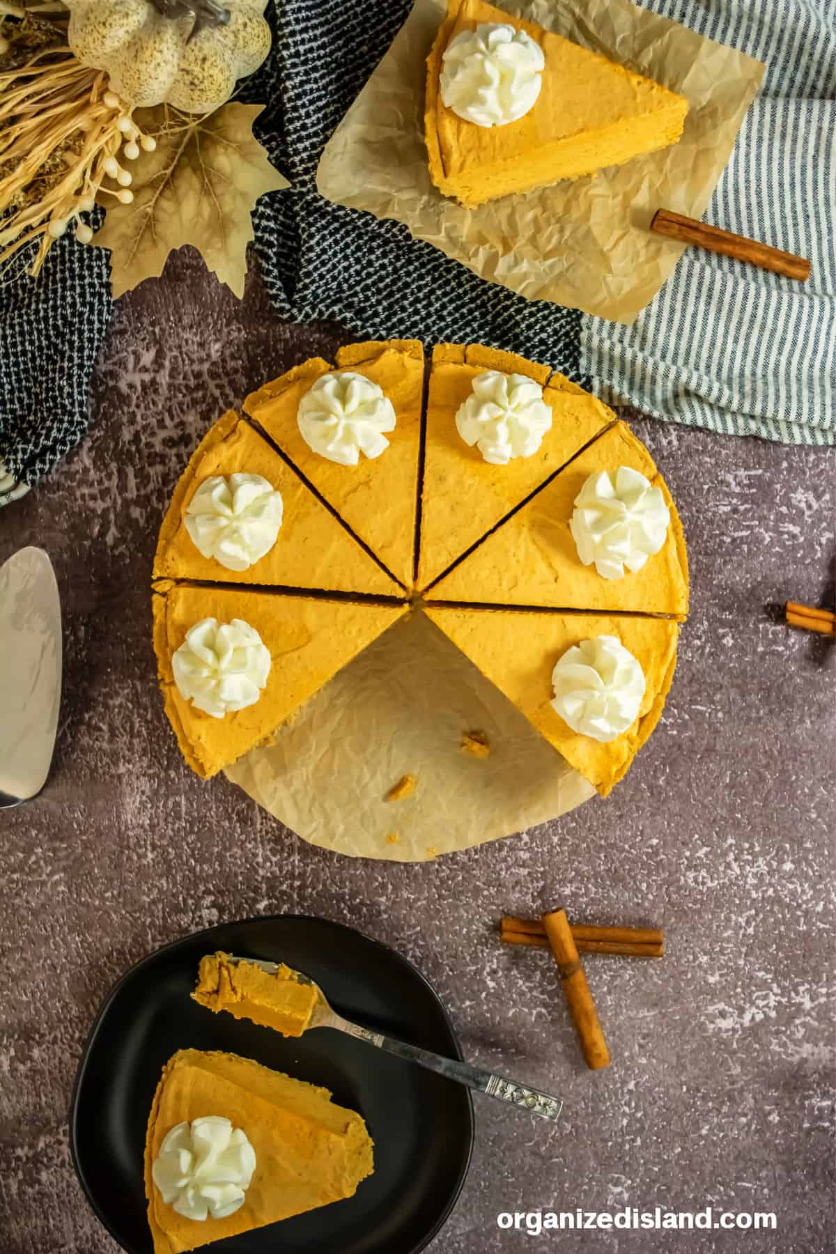 No Bake Pumpkin Pie with Cool Whip