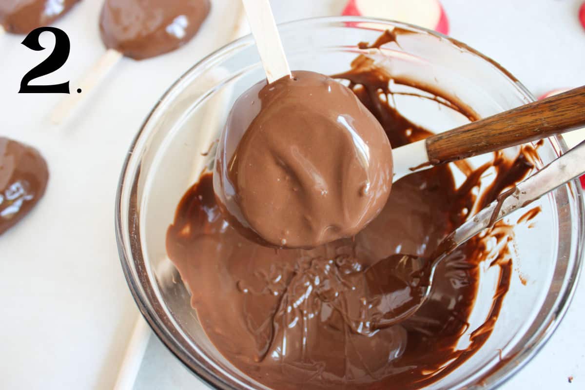 How to Make Chocolate Covered Apples - Step 2