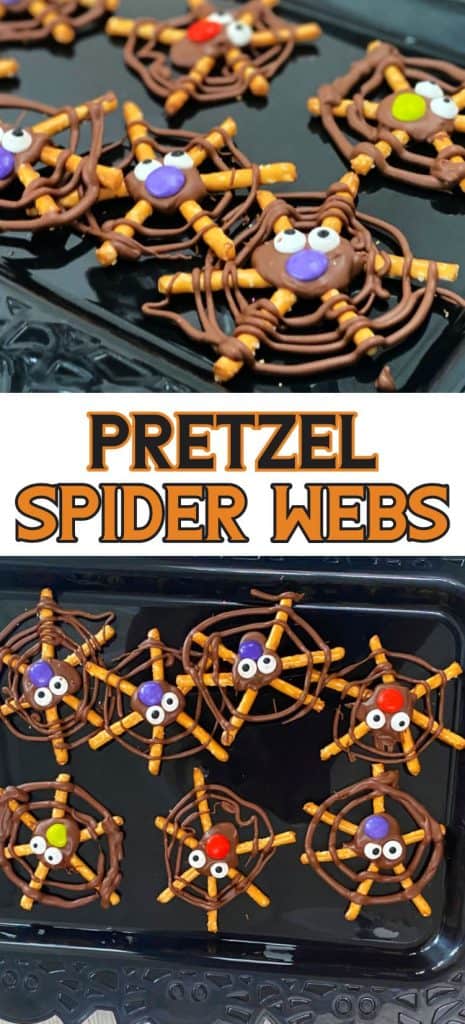 Pretzel Spider Webs Recipe