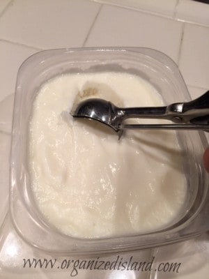 Super Simple Frozen Yoghurt - Organized Island