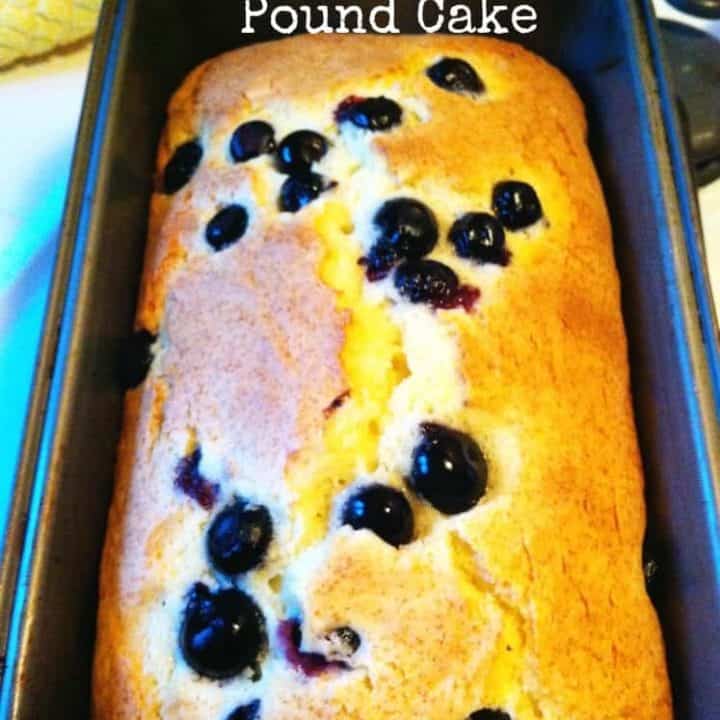 Lemon Blueberry Cake - Organized Island