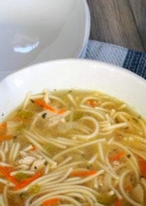 Chicken Soup With Spaghetti Noodles - Organized Island